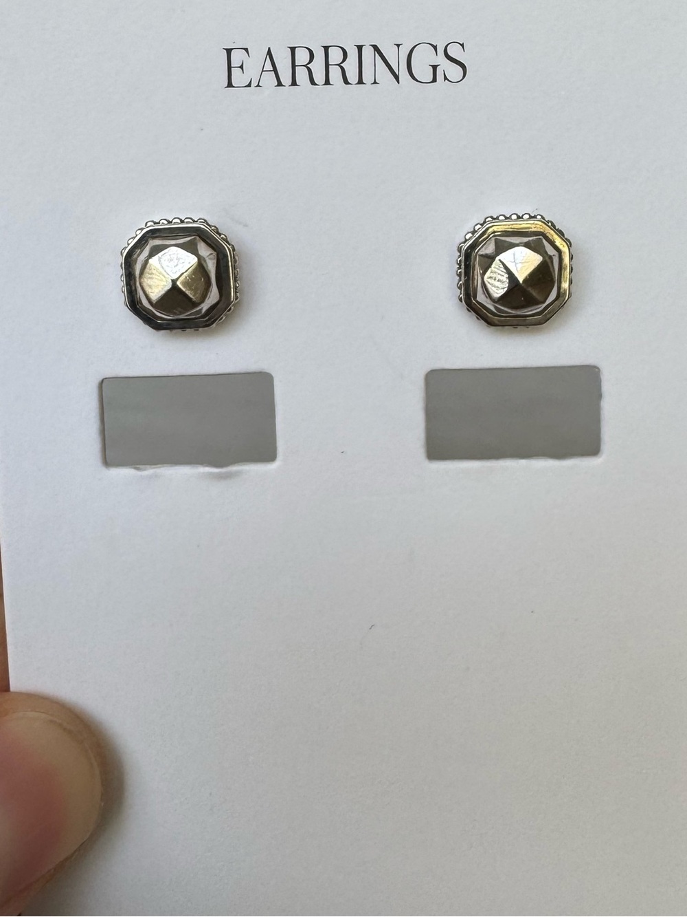 LAGOS Caviar Stud Earrings Sterling Silver